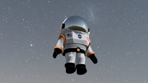  Astronaut Animated Rigged 3D model