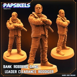 BANK ROBBERS GANG LEADER CLEARANCE RODDIGER