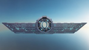Sci-Fi Alien Spaceship