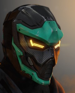 CYBER NINJA - COSPLAY SCI-FI MASK - DIGITAL STL FILE FOR 3D-PRINTING