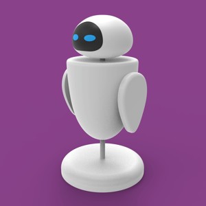 FUTURISTIC ROBOT FIGURE - 3D PRINTABLE DISPLAY MODEL