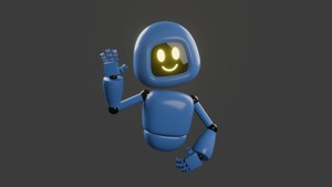 Blue Robot