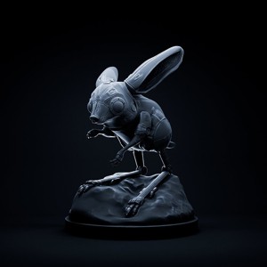 Jerboa mecha robot 32mm scale pre-supported