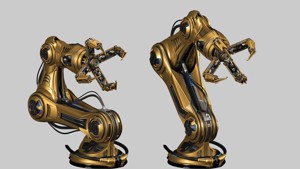 Robotic Arm 6 - Rigged
