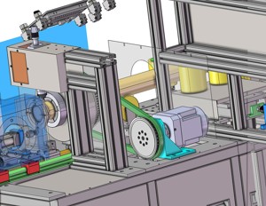 industrial 3D model Pipe cutting machine