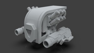 Sci-Fi Drone - 3 - Untextured