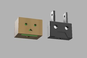 [1/144 scale] "Robot Heads" (DANBOARD /　Jyuden-kun @よつばと！/フレームアームズガール)