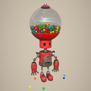 Candy Robot 4k textures