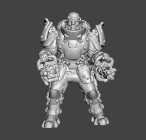 SUPERSOLDAT 1961 MINIATURE MODEL FIGURE FOR SCIFI GAMES RPG DND