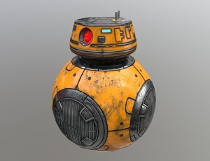 Star Wars BB-9E Robot Droid Yellow