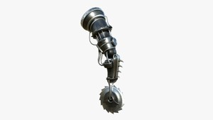 Robotic Arm A01 Dark Steel - Character Design SciFi