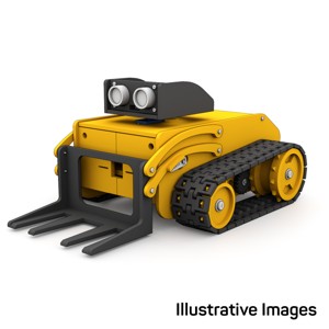 TRACK ROBOT WITH FRONTAL GRIPPER FOR 3D PRINTING + EBOOK