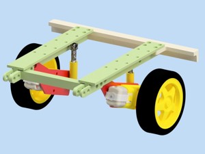 MONKA - ROBOT CAR - REAR AXLE