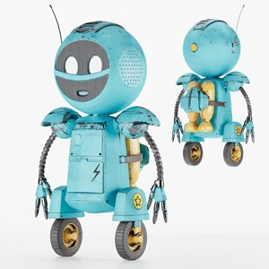 Cartoon robot