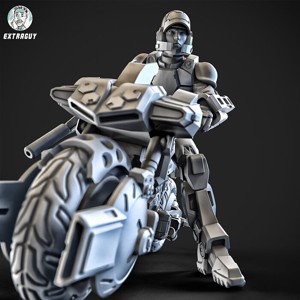 Blade Hurricane Pilot and Bike 100mm and 32mm Approx Height
