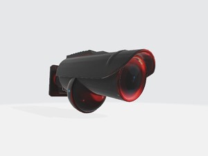 futuristic security camera