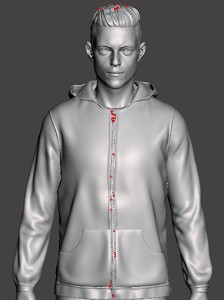 Elliot Aldersson Mr Robot Rami Malek 3d model