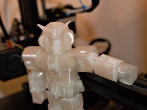 Gundam inspired robot toy