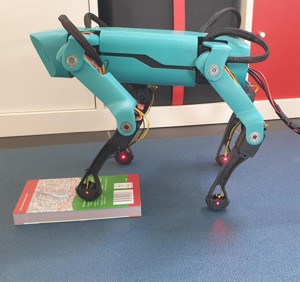 Foot contact switch sensor for Spotmicro quadruped