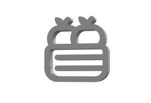 3d apple crate