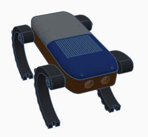 (SALE PRICE) PREMIUM HOBBY TERRAIN MILITARY ROBOT (RHEX) ROUGH TERRAIN ROBOT DOG FOR ASSEMBLY