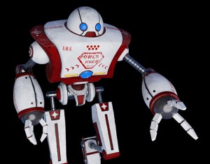 Cartoon 3d Robot model