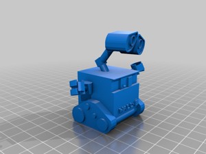Tiny Low Poly WALL-E