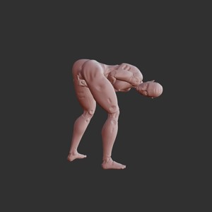 AI Girl Half-Human Half-Robot Lewd 3D Model