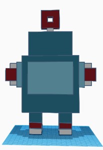 Crossy Road Rusty Robot Statue