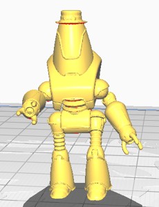 Sherriff Rusty- protectron with a cowboy hat