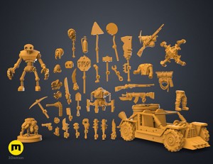 Magnetic DnD - Postapocalyptic Pack