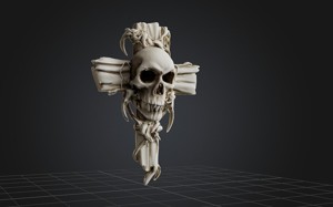 Native SkullThornCros