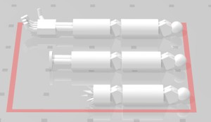 Space robot arm set