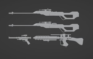 Droid Blasters One-Twelfth Scale