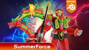 Red Dragon Thunderzord - Power Rangers