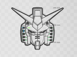WALL ART "GUNDAM"