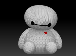 KNITTED CROCHET BAYMAX