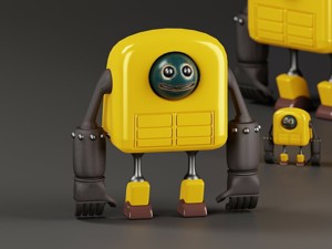 Cute Robot 3D Model