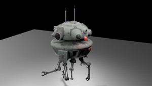 ARAKYD VIPER PROBE DROID 3D MODEL - FULLY TEXTURED AND PRINTABLE