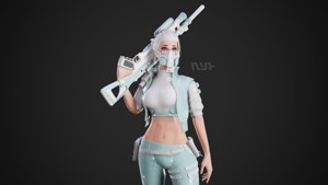 Cyberpunk NYX Robot