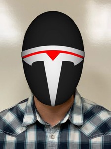 Teslas Killer Robot Mask