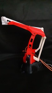 EEZYbotARM MK2 with ball bearings joints/extended limits