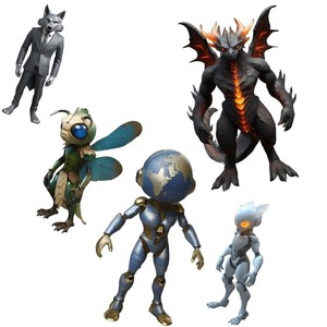 Character Collage - Mythical and Sci-Fi Creatures