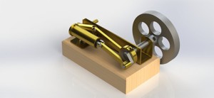 SIMPLE HORIZONTAL STEAM ENGINE