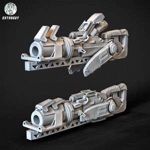 Superhot Launcher 100mm scale 3D Printable