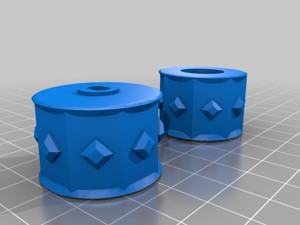 modified smars for use with TT motors and a 4 AA battery pack