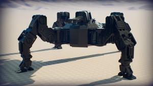 Quad Mech Rigged