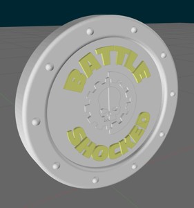 MARS ROBOTS BATTLE SHOCK TOKEN