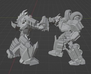 Optimus Prime Vs Megatron FOC 2