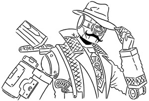 Apex legends Pathfinder stencil 3